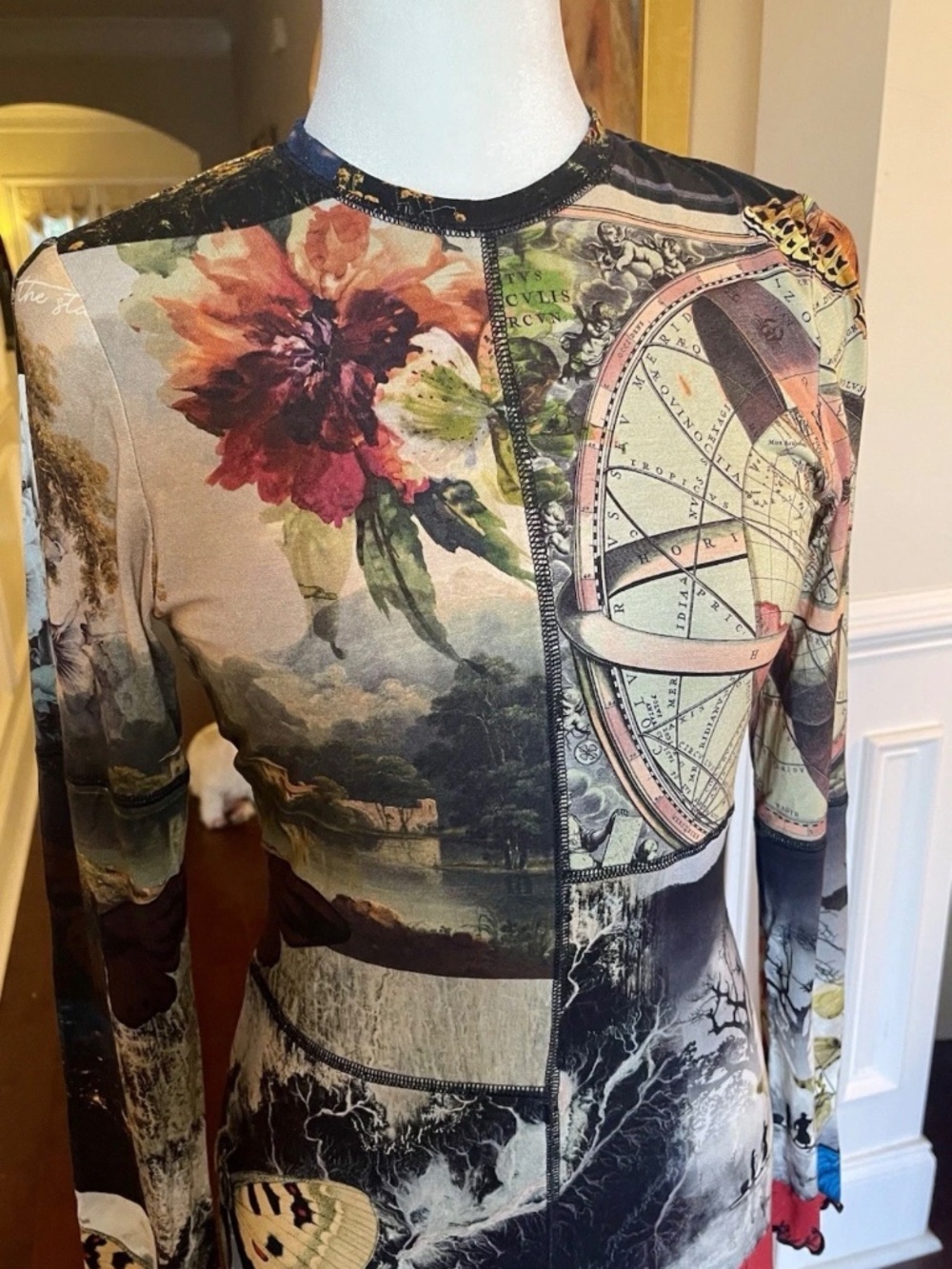 Alice & Olivia Eco-Fusion Paneled Delora Mini Dress NWT Sz 6 - Picture 7 of 14